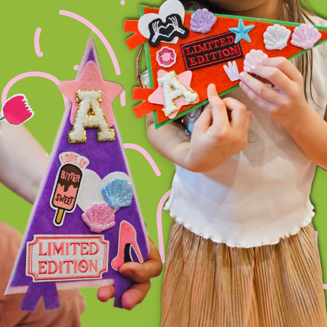 Little Makers Pennant Flag- DIY Kit