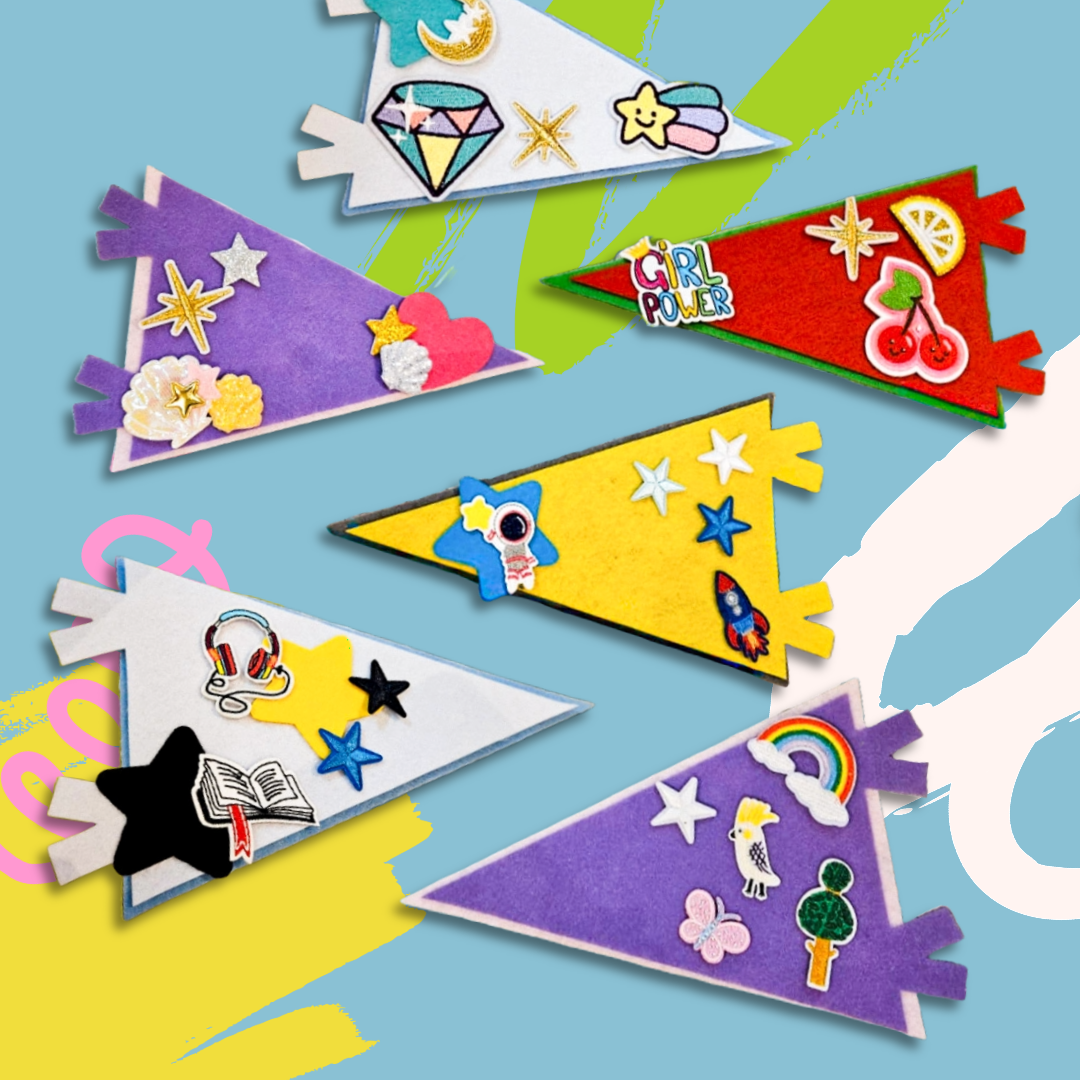 Little Makers Pennant Flag- DIY Kit