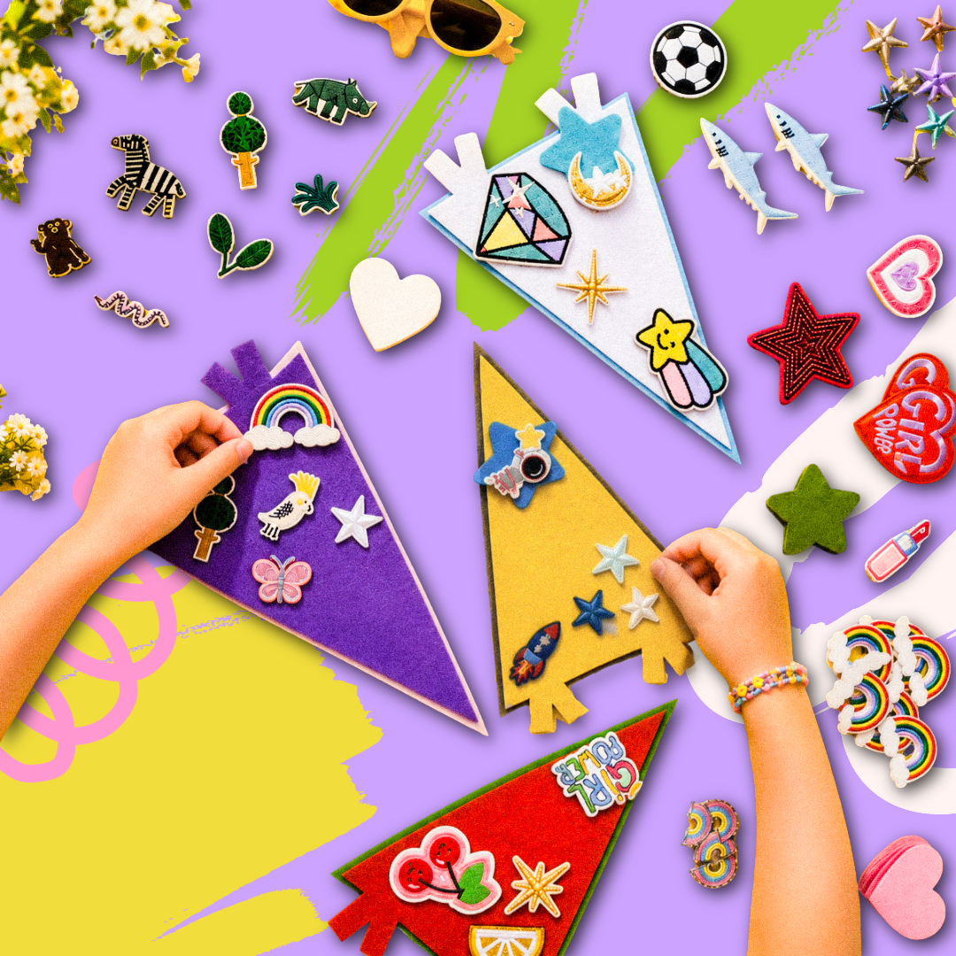 Little Makers Pennant Flag- DIY Kit