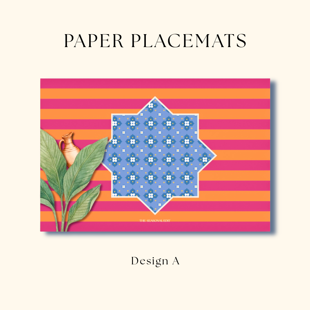 10pcs Paper Placemats